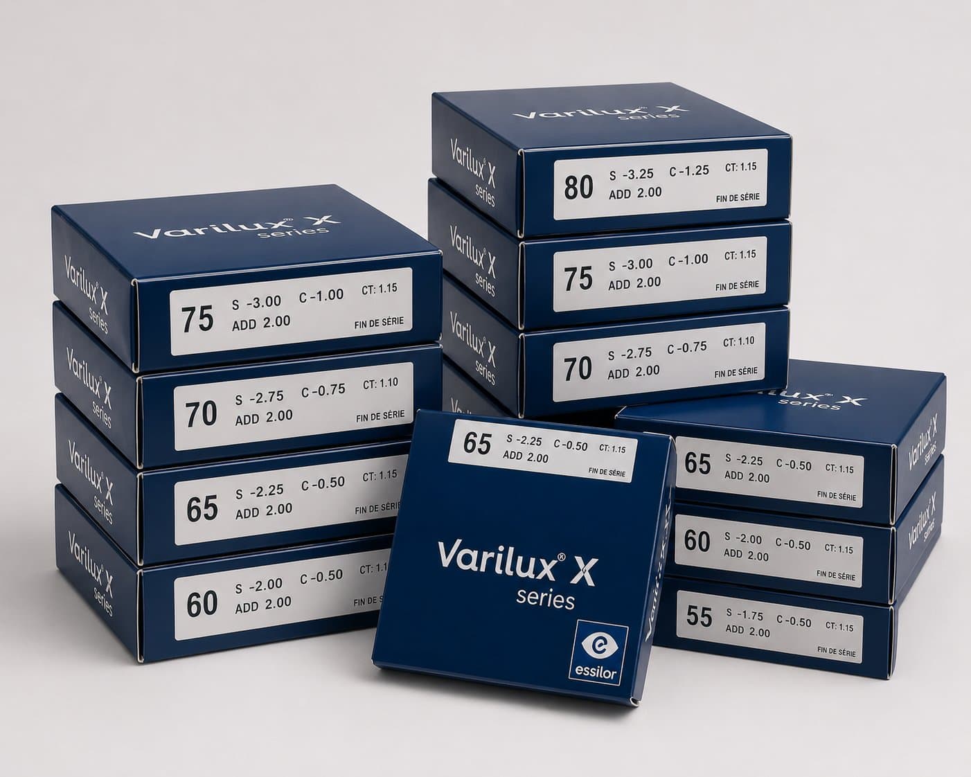 Stock verres Essilor Varilux X fin de série — photo 1